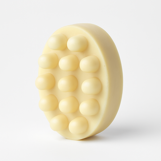 Glowé bar. Jabón exfoliante facial/corporal en barra con Arroz y Concha Nácar.