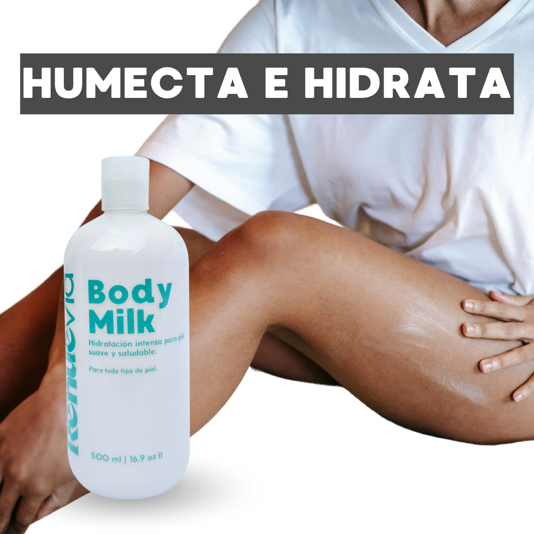 Body Milk. Hidratante corporal con ácido hialurónico.