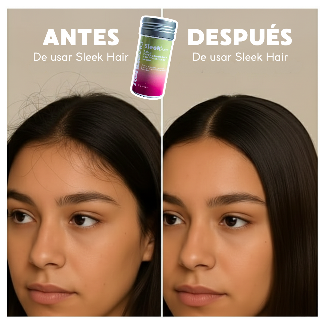 Sleek Hair. Barra perfeccionadora con proteína de leche.