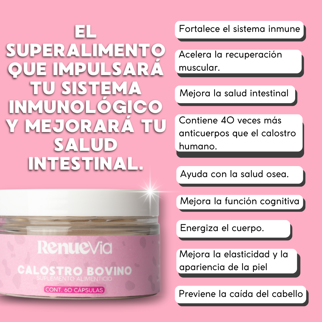 Suplemento calos-tro bovino en cápsula