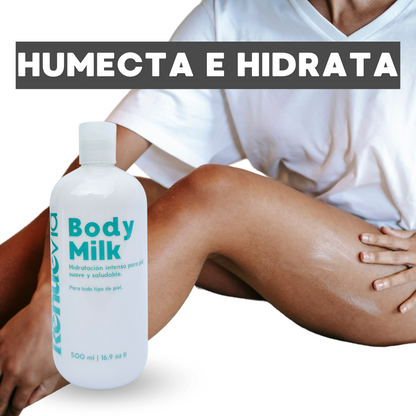 Body Milk. Hidratante corporal con ácido hialurónico.