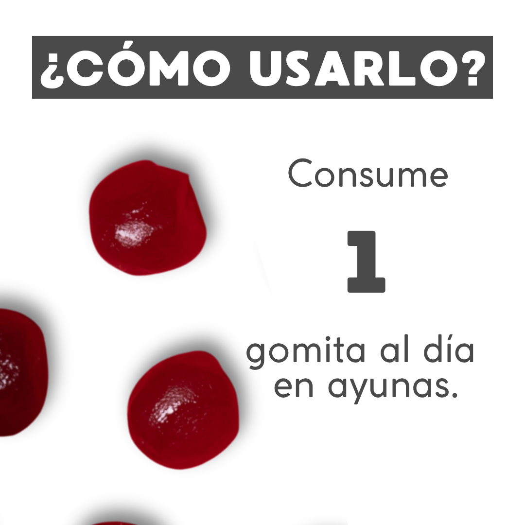 Vinagre de manzana con vitaminas en gomitas