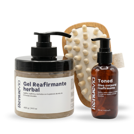 Reafirma 24/7 Kit Reafirmante Herbal - Gel y Aceite Natural para Celulitis y Firmeza